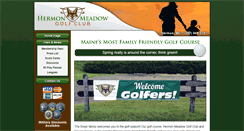 Desktop Screenshot of hermonmeadowgolfclub.com