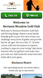 Mobile Screenshot of hermonmeadowgolfclub.com